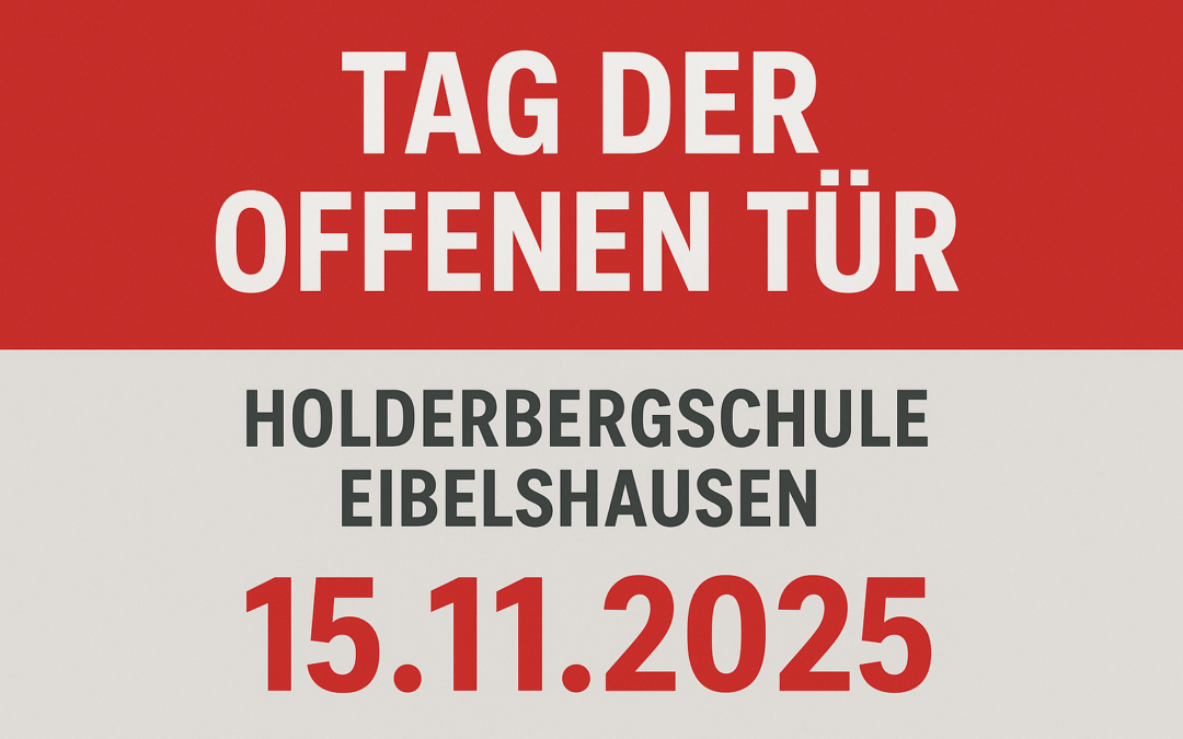 Tag der Offenen Tür an der Holderbergschule – 40-jähriges Jubiläum des Fördervereins – Langjährige Mitglieder erhalten ein Präsent am Vereinsstand
