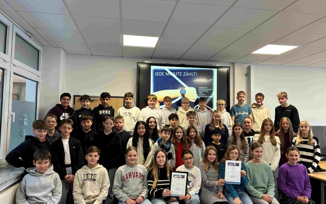 Holderbergschule ist Hessensieger im Wettbewerb: „Jede Minute zählt“. Siebtklässler belegen Platz 1 – Sechstklässler folgen auf Platz 2